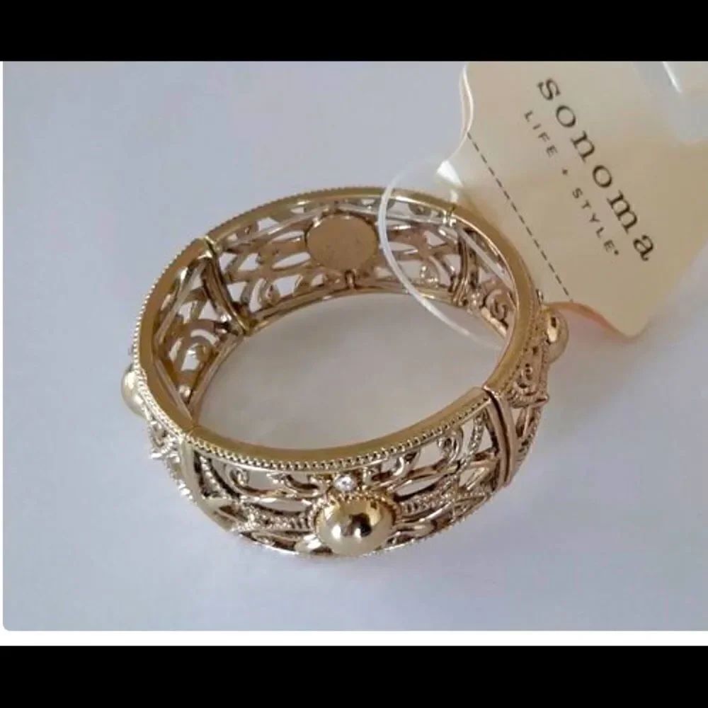 🎁Sonoma Life +Style Gold Tone Fashion Bracelet